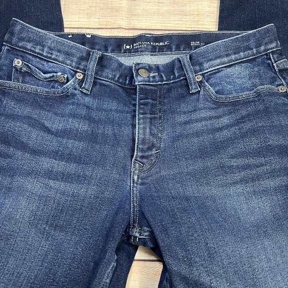 Banana Republic Legacy Skinny Fit Jeans Men's 32x30 Dark Wash Denim‎ - Picture 10 of 11